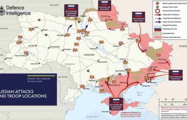 POTPUNI PREOKRET: Ovo je nova britanska karta ruskih napada, došlo je do ogromne promjene…