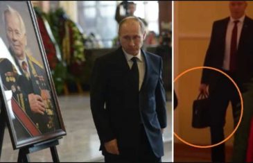 ‘Nuklearni kofer’ sa zloglasnim prekidačem je uvijek uz Putina, imao ga je čak i na sahrani: Opet šalje prijeteću poruku?