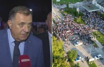 Dodik ponosan na građane koji su mu dali podršku na protestima: Pokazali su volju da odbrane RS