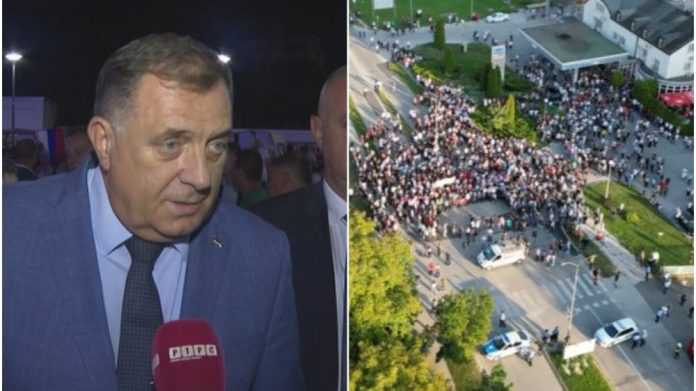 Dodik ponosan na građane koji su mu dali podršku na protestima: Pokazali su volju da odbrane RS