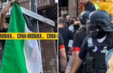 Bosanac u Strazburu izazvao incident sa palestinskom zastavom: Francuska policija Husu odmah lišila slobode
