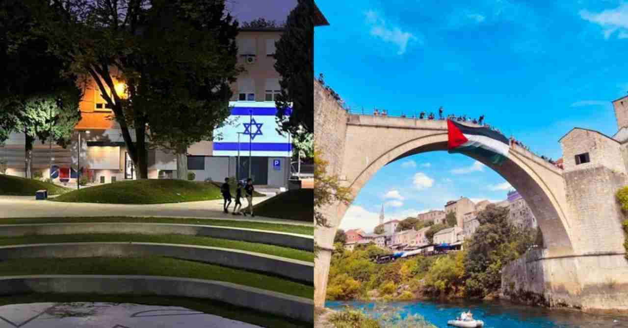 Mostar podijeljeni grad i oko Izraela, turiste iznenadila i zastava na najvećoj atrakciji: ‘Ma to je poruka mira‘