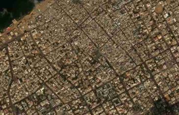 POTRESNE SLIKE, SVE JE UNIŠTENO! Pepeo i čađ nakon izraelskih zračnih napada, satelitske fotografije otkrivaju razmjeru štete u Gazi