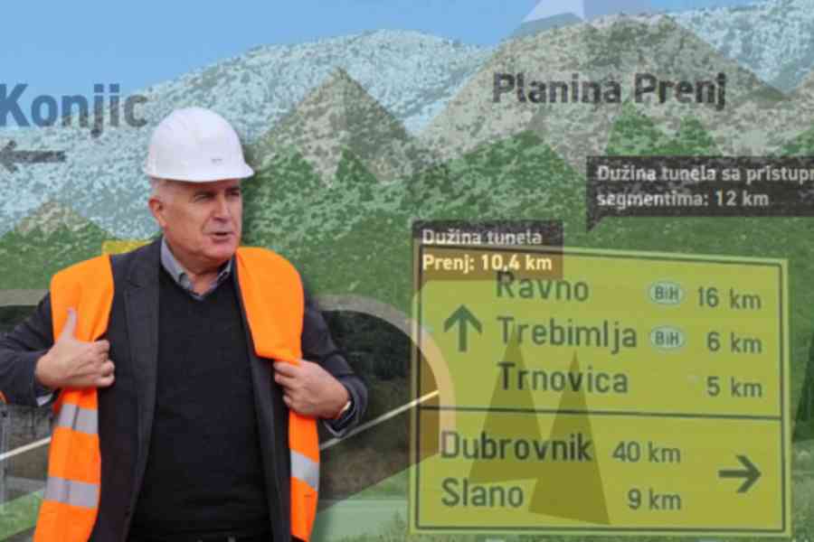 U POZADINI SU OPASNE NAMJERE: Dok Čović gradi spojeve s Hrvatskom, tunel Prenj na čekanju…