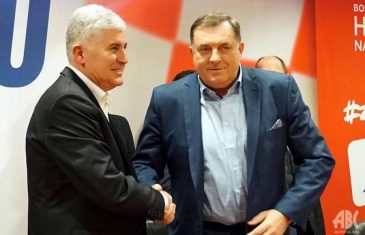 Dodik podržao Čovićevu ideju: Mislim da je realno da BiH nestane. Sjednemo i dogovorimo se da tu niko nikome ne smata
