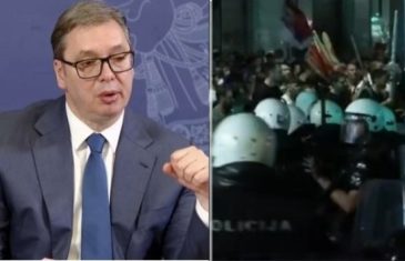Vučić, gospodar nasilja: Najavio sukobe u periodu od 20:45 do 21:45, a rat na ulicama Beograda počeo u 21:43! Šta to znači?!