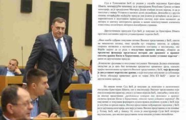 NSRS OBJAVILA DOKUMENTE: Ovako planiraju do spornog referenduma o Dodiku