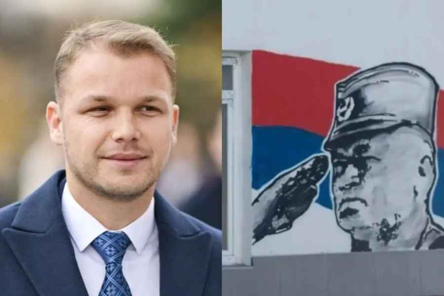 MURAL PRESUĐENOM RATNOM ZLOČINCU NA ZGRADI NARODNE KUHINJE U BANJOJ LUCI: Institucije BiH šute, a iz OHR-a… (VIDEO)