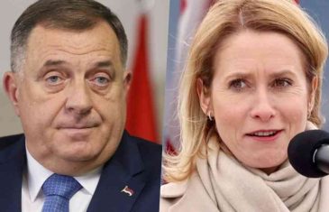 DODIKOVA PALJBA UOČI DOLASKA KAJE KALLAS: “Dok je ona na poziciji komesara za bilo šta, evropski put treba zaustaviti”